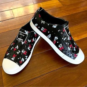Disney x Native Minnie Mouse Slip On Sneakers.